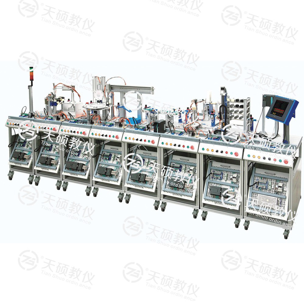 TSEMRX-3型 MES網絡型模塊（kuài）式柔性（xìng）自動化（huà）生產線實訓係（xì）統（八站）